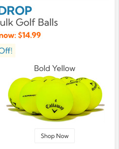 Callaway Golf Superhot Bold Yellow Bulk Golf 