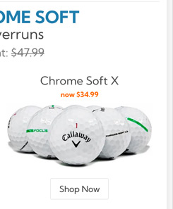 2020 Chrome Soft X Overrun Golf Balls/2020 Chrome Soft X Overrun Golf Balls