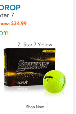 Srixon Z Star 7 Yellow Golf Balls