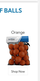 Titan Golf Foam Practice Orange Golf 24 Pack
