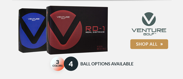 $5.00 Off Personalization on Venture Golf Golf Balls