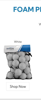 Titan Golf Foam Practice White Golf 24 Pack