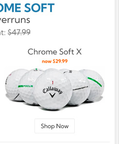 2020 Chrome Soft X Overrun Golf Balls/2020 Chrome Soft X Overrun Golf Balls