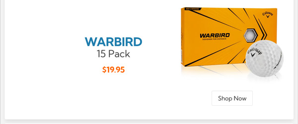Warbird Golf Balls 15 Pack/Warbird Golf Balls 15 Pack White