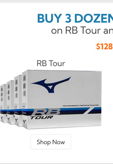 Mizuno 2023 RB Tour Golf Balls Buy 3 DZ Get 1 DZ Free/2023 RB Tour Golf Balls Buy 3 DZ Get 1 DZ Free White