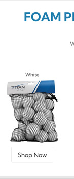 Titan Golf Foam Practice White Golf 24 Pack