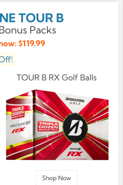 Bridgestone Tour B RX Golf Balls 3 Pack