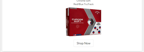 Callaway Golf Chrome Soft Red Blue TruTrak Golf 
