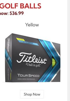 Titleist 2022 Tour Speed Yellow Golf 