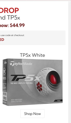 Taylor Made TP5x Golf Balls