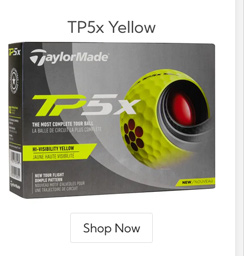 Taylor Made TP5x Yellow Golf Balls