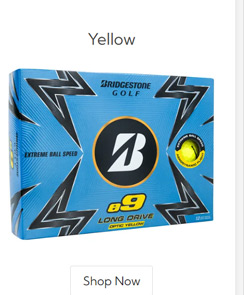Bridgestone e9 Yellow Golf 