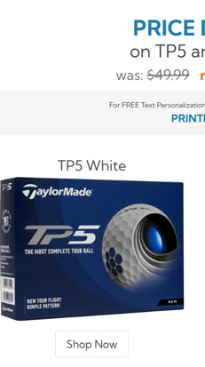 Taylor Made TP5 Golf Balls