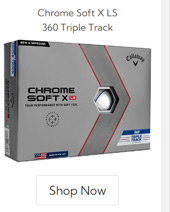 Callaway Golf Chrome Soft X LS 360 Triple Track Golf 