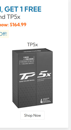 Taylor Made TP5x Golf Balls Buy 3 DZ Get 1 DZ Free Box 2024