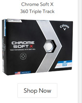 Callaway Golf Chrome Soft X 360 Triple Track Golf 