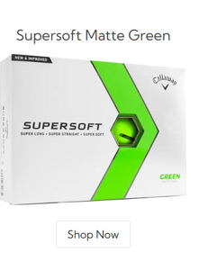 Callaway Golf 2023 Supersoft Matte Green Golf 