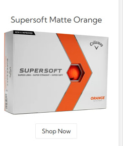 Callaway Golf 2023 Supersoft Matte Orange Golf 