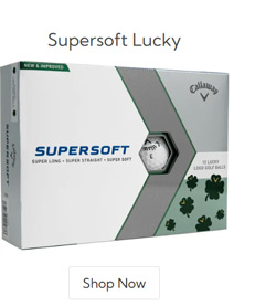 Callaway Golf Supersoft Lucky Golf Balls 2024/Supersoft Lucky Golf Balls 2024 White
