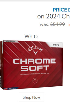 Callaway Golf Chrome Soft Golf Balls 2024/Chrome Soft Golf Balls 2024 White