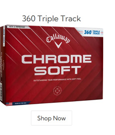 Callaway Golf Chrome Soft 360 Triple Track Golf Balls 2024/Chrome Soft 360 Triple Track Golf Balls 2024