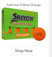 Srixon 2023 Soft Feel 13 Brite Orange Golf Balls Buy 2 DZ Get 1 DZ Free