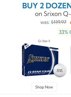 Srixon Q Star Tour 5 Golf Balls Buy 2 DZ Get 1 DZ Free/Q Star Tour 5 Golf Balls Buy 2 DZ Get 1 DZ Free White