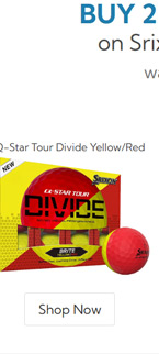 Srixon Q Star Tour Divide 2 Yellow Red Golf Balls Buy 2 DZ Get 1 DZ Free