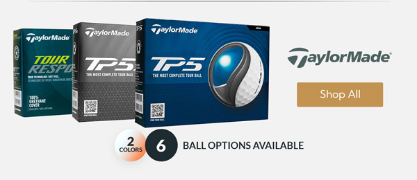 $5.00 Off Personalization on TaylorMade Golf Balls