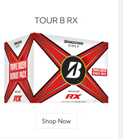 Bridgestone Tour B RX Golf Balls 3 Pack 2024