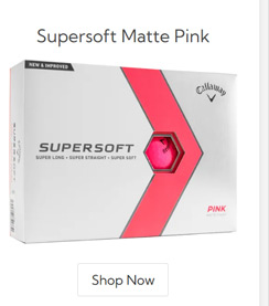 Callaway Golf 2023 Supersoft Matte Pink Golf 