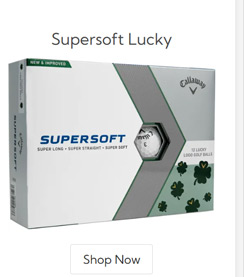 Callaway Golf Supersoft Lucky Golf Balls 2024/Supersoft Lucky Golf Balls 2024 White