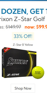 Srixon 2023 Z Star 8 Yellow Golf Balls Buy 2 DZ Get 1 DZ Free