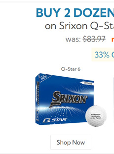 Srixon Q Star 6 Golf Balls Buy 2 DZ Get 1 DZ Free