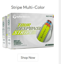 Taylor Made Tour Response Stripe Multi Color Pack Golf Balls Double Dozen/Tour Response Stripe Multi Color Pack Golf Balls Double Dozen