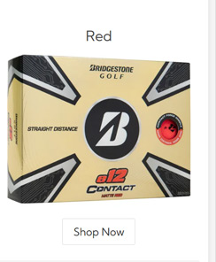 Bridgestone 2023 e12 Contact Red Golf 