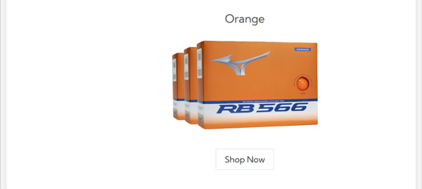 Mizuno RB 566 Orange Golf Balls Buy 2 DZ Get 1 DZ Free/RB 566 Orange Golf Balls Buy 2 DZ Get 1 DZ Free