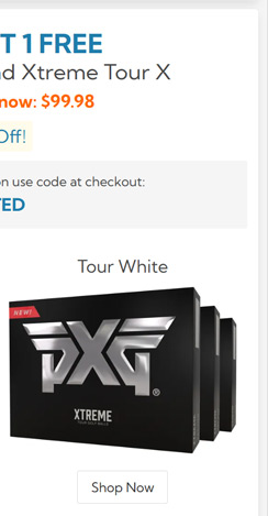 PXG Xtreme Tour Golf Balls Buy 2 DZ Get 1 DZ Free