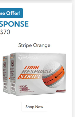 Taylor Made Tour Response Stripe Orange Golf Balls Double Dozen/Tour Response Stripe Orange Golf Balls Double Dozen