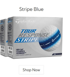 Taylor Made Tour Response Stripe Blue Golf Balls Double Dozen/Tour Response Stripe Blue Golf Balls Double Dozen