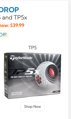 Taylor Made TP5x Golf Balls