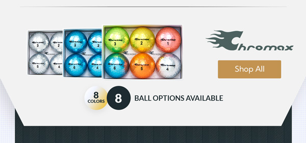 $5.00 Off Personalization on Chromax Golf Balls