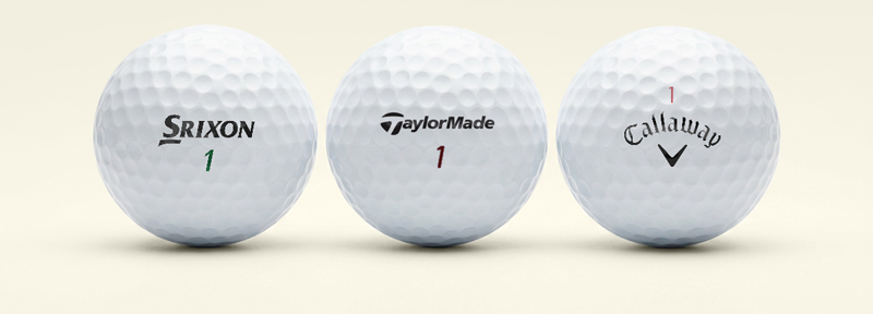 Golfer holding a golf ball at sunset with text reading, Proven Performance. Real Savings. Golf ball brands serious golfers trust, now up to 40 percent off.