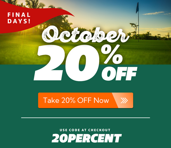 October Sale | 20% Off through October 31, using code 20PERCENT at checkout