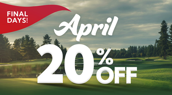 April Sale | 20% Off through April 30, using code 20PERCENT at checkout