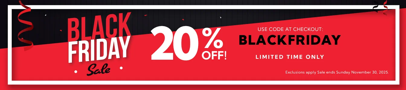 Black Friday 20% Off Sale