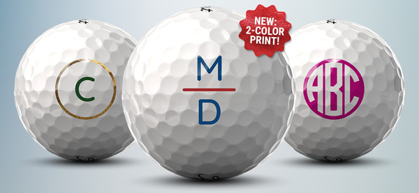 Free Monogram on Select Golf Balls. $5.00 off select Titleist golf balls