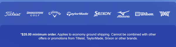 $25.00 minimum order.