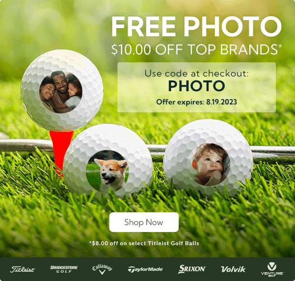 Free Photo Customization on Select Golf Balls from Top Brands! ($8.00 off on Titleist golf balls)