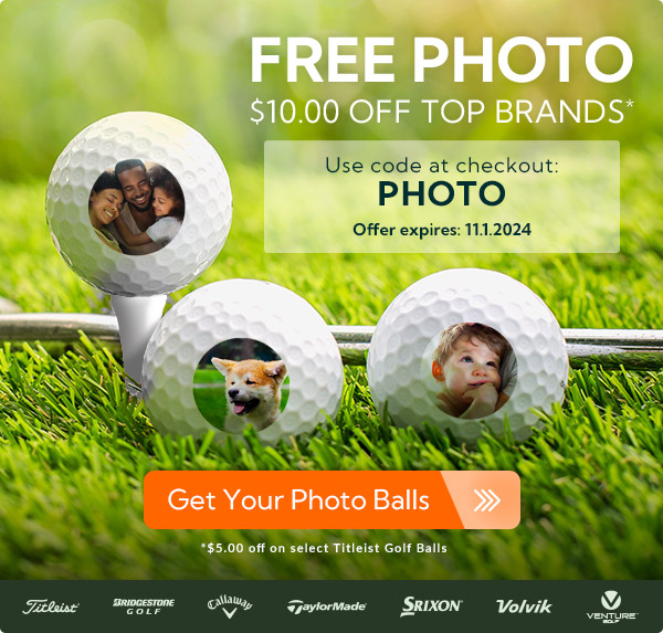 Free Photo Customization on Select Golf Balls from Top Brands! ($5.00 off on Titleist golf balls) - Shop Now